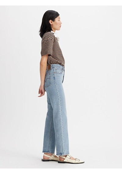 Levi's Ribcage Straight Ankle Kadın Jean Pantolon - Lets Share-2657 Med İndigo - Flat Finish Levi's Ribcage Straight Ankle Kadın Jean Pantolon - Lets Share-2657 Med İndigo - Flat Finish