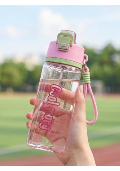 Cool Word 750 Ml Spreyli Su Matarası - Pratik Doğrudan İçimli, Püskürtmeli Sızdırmaz Sporcu Ve Okul Suluğu 0