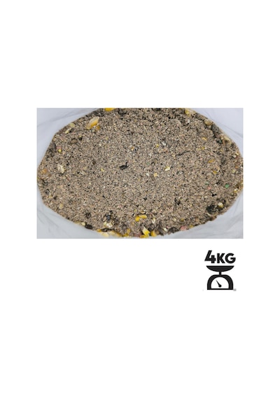 Hedyex 4kg Sazan Tozu Yüksek Proteinli Özel Katkılı Sazan Alabalık Avı Toz Yem