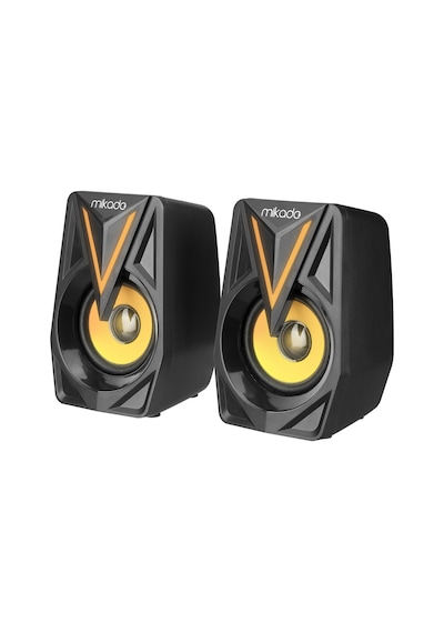 Hepsi Mıkado Md-s23 Glare 6w 1+1 Masaüstü Rgb Aydınlatma Usb Siyah Kasa Speaker 1923 Najmaddin