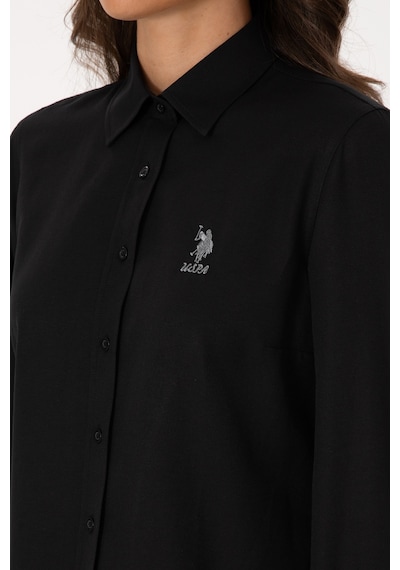 U.s. Polo Assn. Kadın Siyah Gömlek Basic 50307990-vr046 Siyah