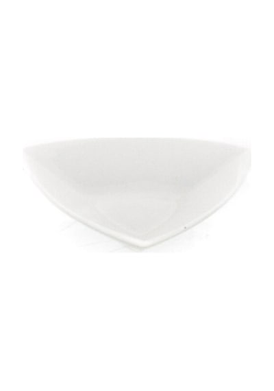 Ultraform Porselen Üçgen Kase Std 10cm Beyaz