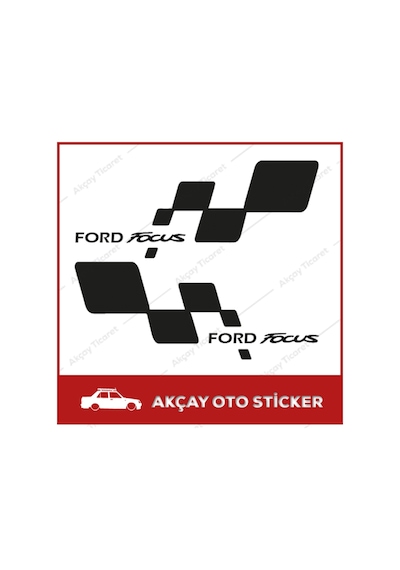 Ford Focus Sticker (Takım Set) Focus Sport Ford Araba Sticker