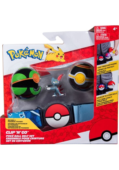 Pokemon Clip 'n' Go Pokeball Kemer Ve Figür Seti Pkw2719