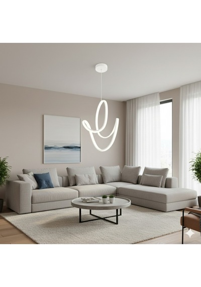 Badem Model Beyaz Kasa Anahtarlı Ayarlanabilir 3 Renk Led Avize Diğer