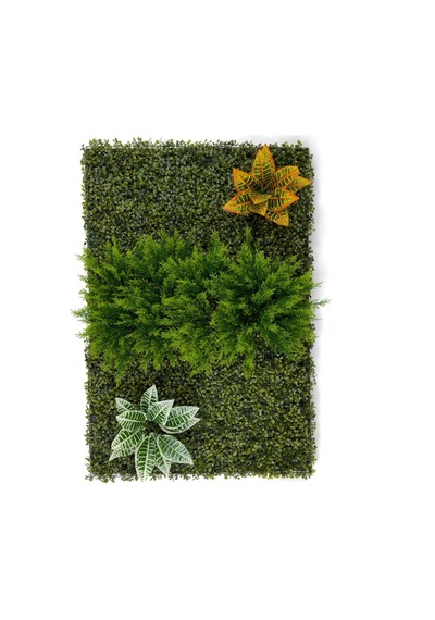 Dikey Bahçe Duvar Paneli 120x80cm Model7 Yeşil