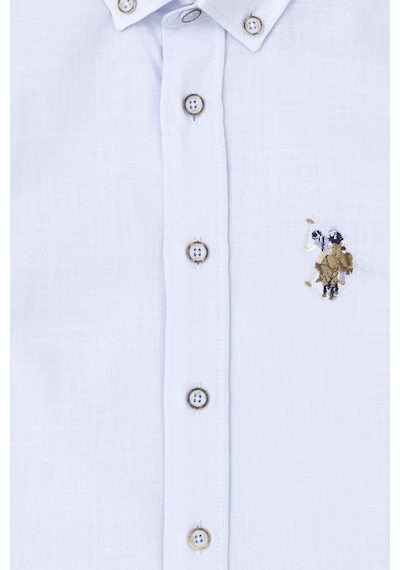 U.s. Polo Assn. Erkek Çocuk Açık Mavi Gömlek Kısa Kollu 50284019-vr003 Mavi
