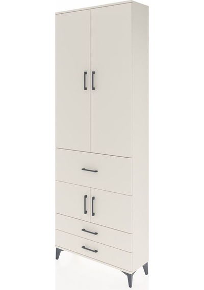 Arges Dolap 5 Raflı 3 Çekmeceli 4 Kapaklı 88x30x243 Aytaşı-ay... Aytaşı