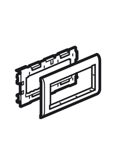 Legrand 638038 Kablo Kanalı Için 4Modül Kaide+Çerçeve 10 Adetli
