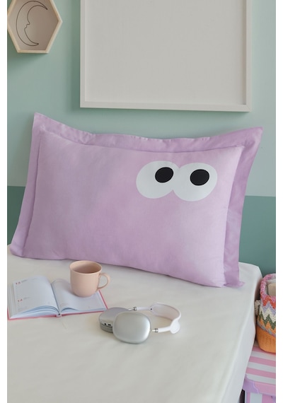 Eponj Home Yastık Kılıfı Oxf. Funny Lila Lila