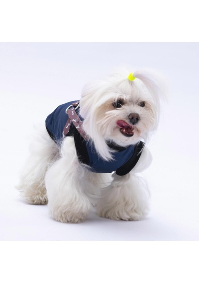 Lacivert Nuuk Yelek Köpek Yeleği Köpek Kıyafeti Köpek Yağmurluk