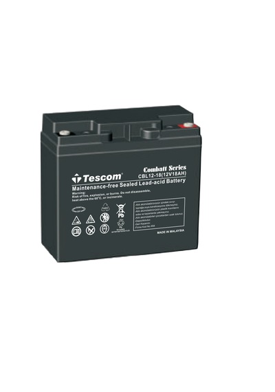 Tescom Combatt Cbl12-18 12v 18ah Tam Bakımsız Kuru Akü