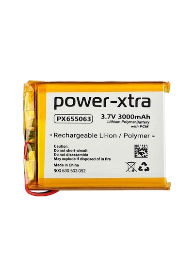 Power-xtra Px655063 - 3.7v 3000 Mah Li-polymer Pil - Devreli