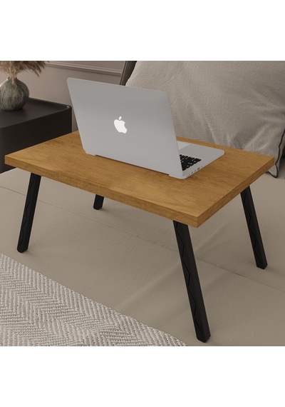 Asra Trend Katlanır Laptop Çalışma Masası LAPTOPMASA01 %100 MDF Yatak Sehpası Petra