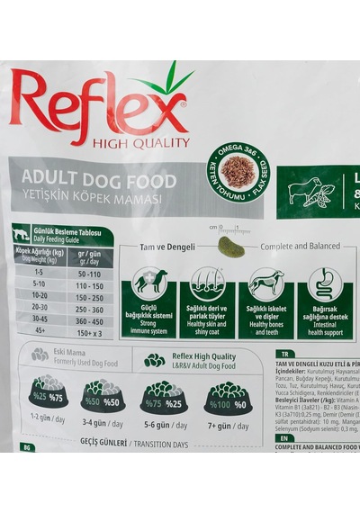 Kuzu Etli Pirinçli Ve Sebzeli Yetişkin Köpek Maması 15 Kg