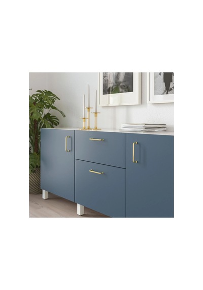 Ikea Bagganäs 2'li Mobilya Kulpu 143 Mm Altın