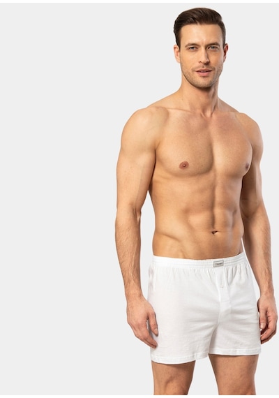 Türen Erkek Penye Boxer 130/Beyaz 001