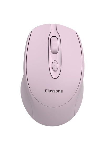Classone Cbt16 Bluetooth + 2.4 Ghz Şarj Edilebilir Kablosuz Mouse - Pembe