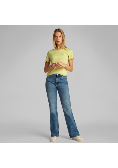 Calvin Klein 2-pa Monologo Slim Kadın Yeşil T-shirtdüzj20j219734