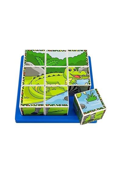 Eğitici Safari Hayvanları 3d Puzzle Seti