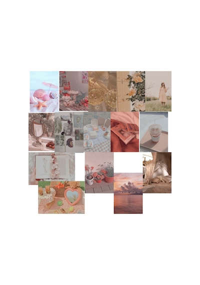 A5 Soft Lifestyle Poster Duvar Kağıdı Seti Estetik Duvar Kolajı Oda Süsleme Afiş Seti