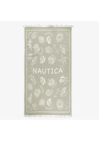 Nautica Unisex Yeşil Desenli Havlu Desenli N65tw05t Yeşil