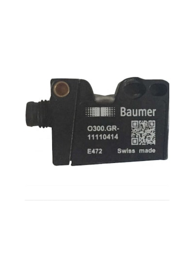 Baumer O300.gr-gw1t.72n ,kübik/30cm Pnp-no/nc M8-4p Cisim Fotosel