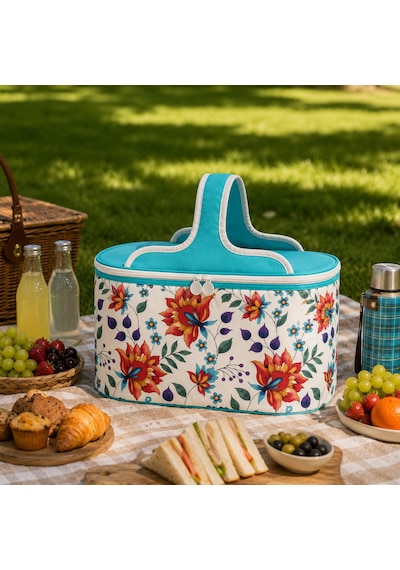 25 Lt Eva Termal Piknik Sepeti-478 Çok Renkli