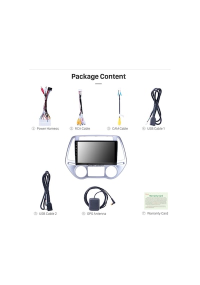 Hyundaı İ20 Uyumlu Analog/dıgıtal Clımate 2008-2012 Multimedya Navigasyon Usb Kamera Carplayer 4 Ram