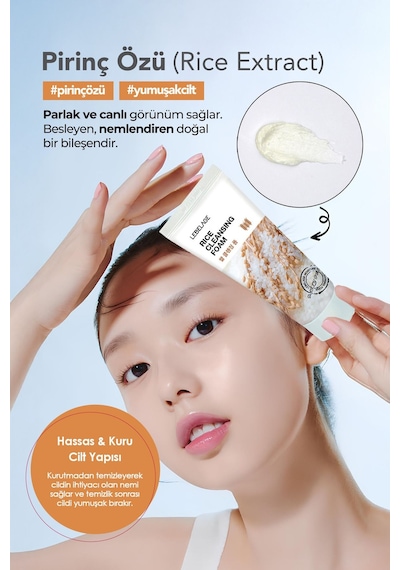 Lebelage Kore Pirinç Özü İçeren Aydınlatıcı Temizleme Köpüğü Lebelage Korean Rice Cleansing Foam