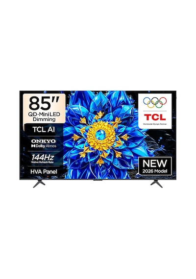 Tcl 85P8L 85" 216 Ekran Uydu Alıcılı Smart 4K QLED Google TV