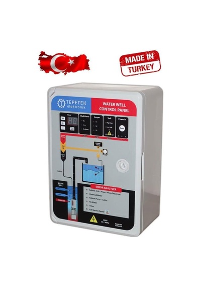 Dalgıç Pompa Elektronik Kontrol Panosu 1,4-3 Kw Monofaze