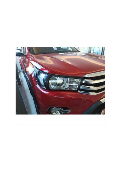 Toyota Hilux Revo 2015-2019 Far Ve Stop Çerçevesi Kaplama Siyah