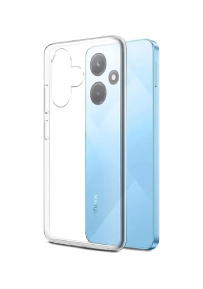 Infinix Uyumlu Hot 30 1mm Süper Silikon Şeffaf Kılıf