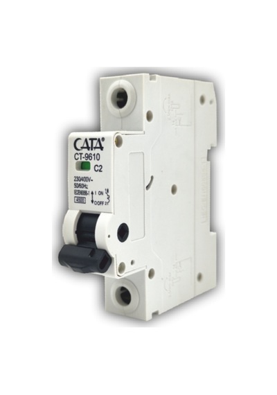 12 Adet Cata Ct 9610 C Tipi 1x2a 4.5ka Otomatik Sigorta
