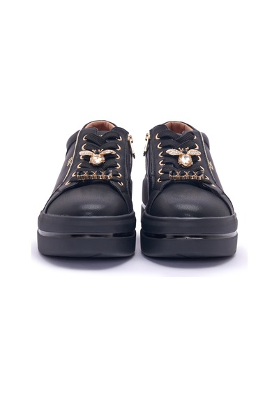 Nero Platino Sneaker Günlük Kadın 185722dm Donna Serena Varıante 5722dm Nero/platino Siyah
