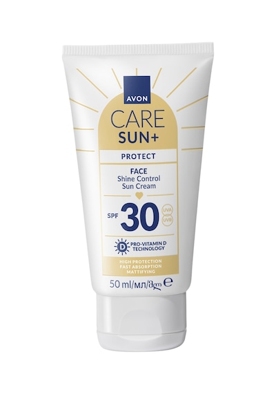 Avon Sun+ Protect Yüz İçin Parlaklık Kontrolü Güneş Kremi SPF30 50 ML