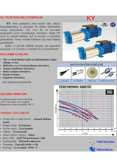 Bestpump 3 Hp-380v-kademeli Yatay Milli Santrifüj Su Pompa