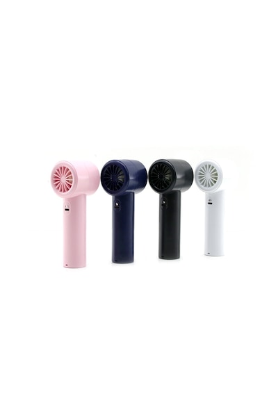 Go İthalat Mini El Fanı Renki Ayarlanabilir Hız Ayarı Dijital Gösterge Fan - Vantilatör 5w Wx-638 He