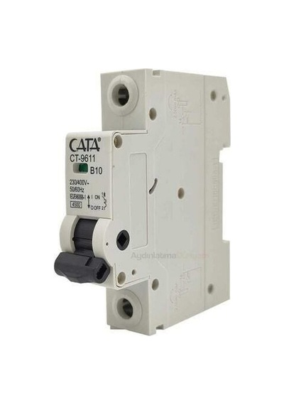 Cata Ct-9611 W Otomat 10 Amper B Tipi 4,5k Monofaze