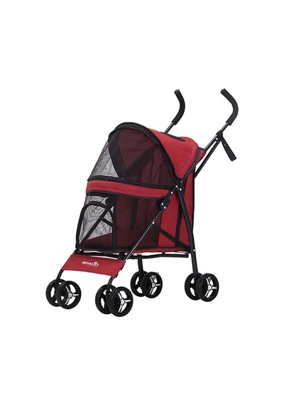 Royalist Dtc-801 Katlanabilir Kedi Köpek Arabası Kırmızı 65x40x94 Cm 294-57006.02