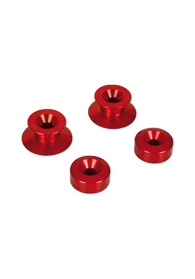 Lampa Motosiklet Sehpası Yükseltme 6-8Mm Kırmızı Aluminyum Bobin