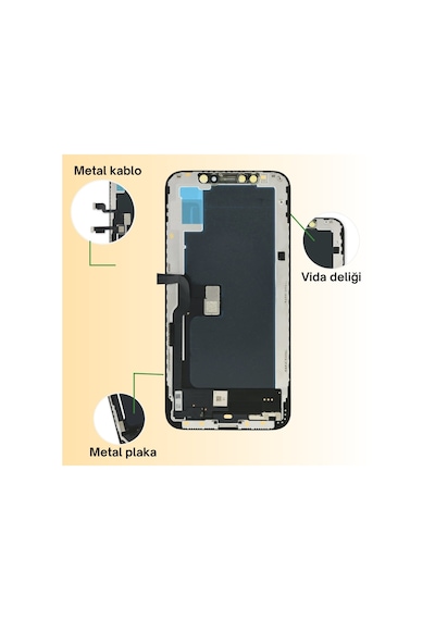 Teknik Evim Evo Apple Uyumlu iPhone Xs Max Lcd Ekran Dokunmatik
