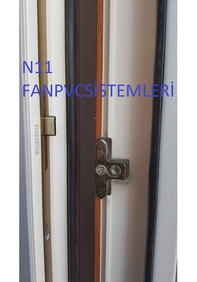 Fan 01 Siyah Pvc Pencere Kapı Epdm Kauçuk Conta Fitil 20