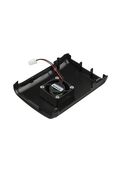Raspberry Pi B+/2/3 Siyah, Fan Uyumlu Case