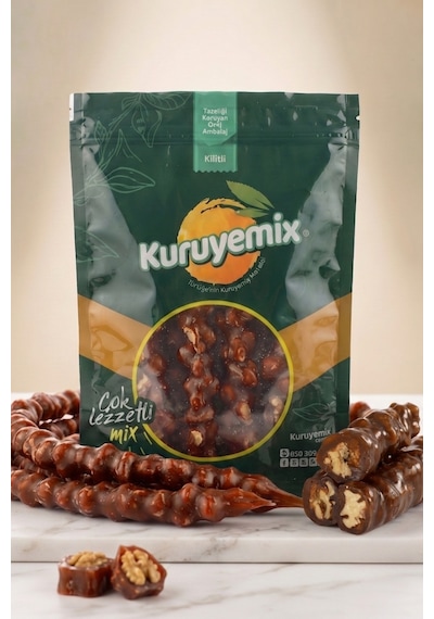 Birinci Sınıf Cevizli Sucuk - Geleneksel, Taptaze Ve Bol Cevizli Lezzet 250g