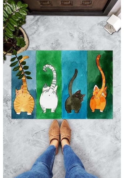 Gatto Carıno Iç Ve Dış Kapı Önü Paspasları,Desenli Paspas