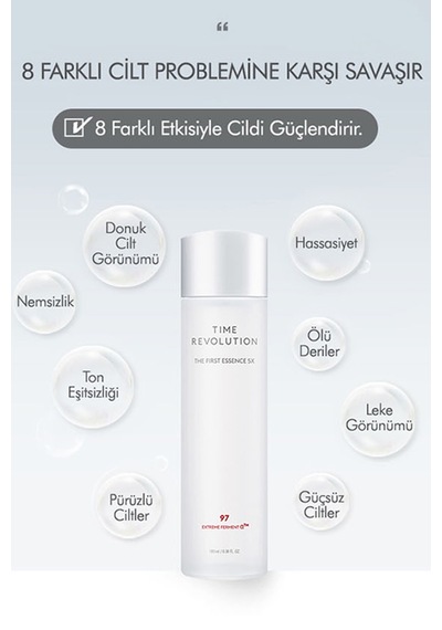 Missha Time Revolution The First Treatment Essence Konsantre Fermente İçerikli Nemlendirici Esans 150 ML