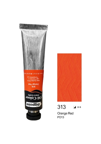 Bigpoint Yağlı Boya 45 Ml Orange Red 313 X 6 Adet Diğer