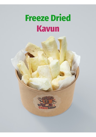Freeze Dried Kavun Dondurularak Kurutulmuş Kavun Cipsi %100 Doğal Katkısız 20 Gr 20 G